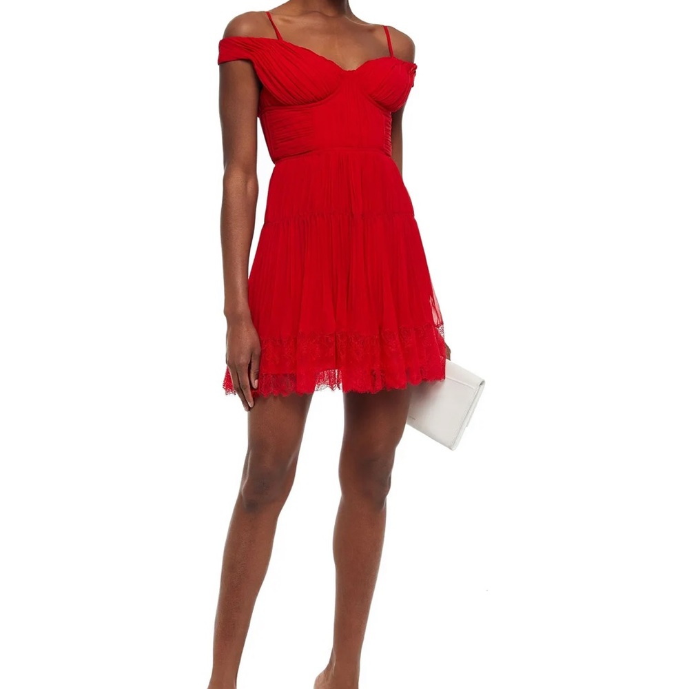 NWT Gorgeous Red Self Portrait Dress size 8